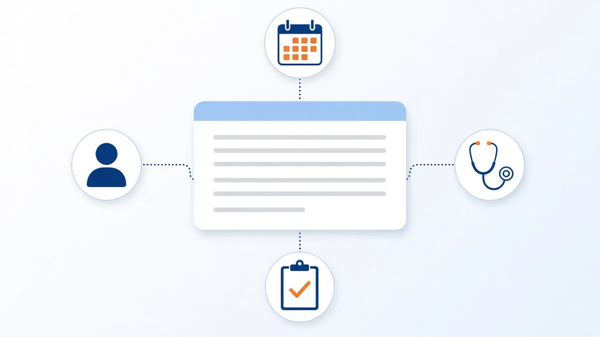 Doctors Certificate Online Australia: What's the Difference From a Med Cert? 1 Diagram of what a doctors certificate includes: patient details, dates, practitioner and fitness for work